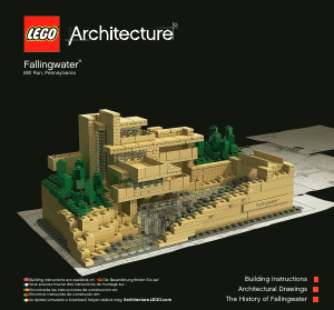 Bruksanvisning Lego set 21005 Architecture Fallingwater