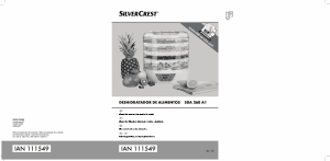 Manual SilverCrest IAN 111549 Desidratador de alimentos