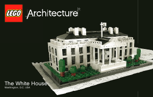 Manual Lego set 21006 Architecture The White House
