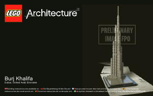 Bruksanvisning Lego set 21008 Architecture Burj Khalifa
