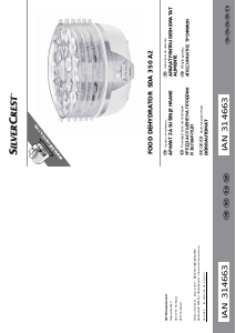 Manual SilverCrest IAN 314663 Deshidrator de alimente