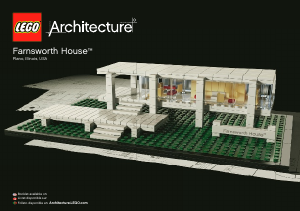 Instrukcja Lego set 21009 Architecture Farnsworth House