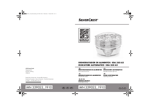 Manual SilverCrest IAN 339022 Desidratador de alimentos