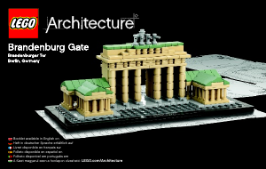 Manual Lego set 21011 Architecture Brandenburg Gate
