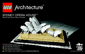Manual Lego set 21012 Architecture Sydney Opera House