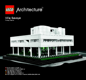 Brugsanvisning Lego set 21014 Architecture Villa Savoye