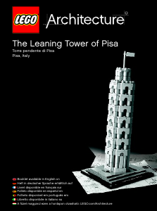 Manuale Lego set 21015 Architecture Torre di Pisa