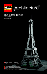 사용 설명서 레고 set 21019 아키텍쳐 에펠탑