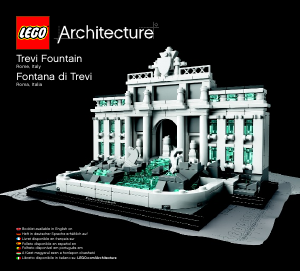 Instrukcja Lego set 21020 Architecture Fontanna di Trevi
