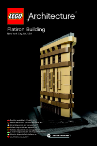 Manual Lego set 21023 Architecture Flatiron Building