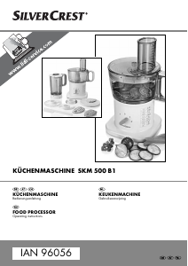 Handleiding SilverCrest IAN 96056 Keukenmachine