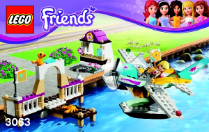 Bruksanvisning Lego set 3063 Friends Heartlakes flygklubb