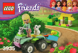 Manual Lego set 3935 Friends Stephanies pet Patrol