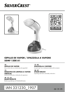 Manuale SilverCrest IAN 331230 Vaporizzatore indumenti