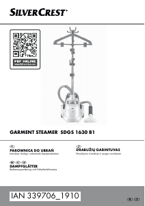 Vadovas SilverCrest IAN 339706 Drabužių garintuvas