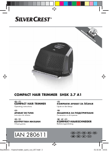 Kullanım kılavuzu SilverCrest IAN 280611 Saç kesme makinesi
