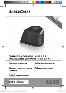 Manual SilverCrest IAN 280611 Aparador de cabelo