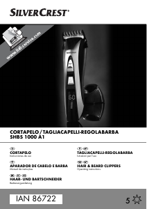 Manual de uso SilverCrest IAN 86722 Cortapelos