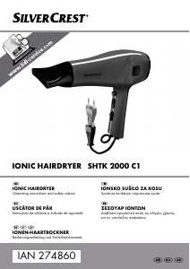 Manual SilverCrest IAN 274860 Uscător de păr