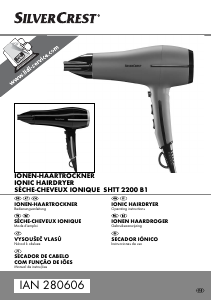 Manual SilverCrest IAN 280606 Secador de cabelo