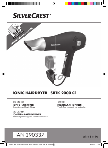 Handleiding SilverCrest IAN 290337 Haardroger