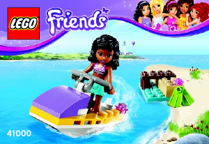 Mode d’emploi Lego set 41000 Friends Le jet-ski