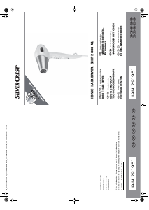 Brugsanvisning SilverCrest IAN 291951 Hårtørrer