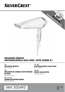 Manual SilverCrest IAN 300495 Secador de cabelo