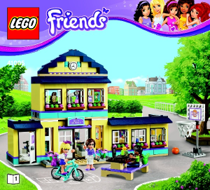Mode d’emploi Lego set 41005 Friends L'école de Heartlake City