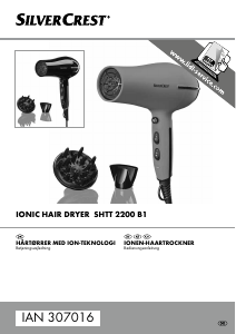 Brugsanvisning SilverCrest IAN 307016 Hårtørrer