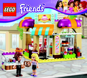 Bedienungsanleitung Lego set 41006 Friends Heartlake Bäckerei