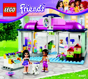 Manual Lego set 41007 Friends Heartlake pet salon