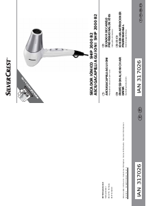 Manuale SilverCrest IAN 317026 Asciugacapelli