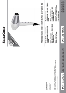 Brugsanvisning SilverCrest IAN 317026 Hårtørrer