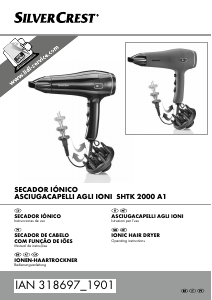 Manual de uso SilverCrest IAN 318697 Secador de pelo