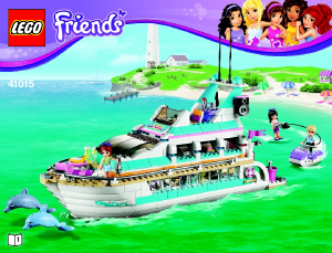 Руководство ЛЕГО set 41015 Friends Круизный Лайнер