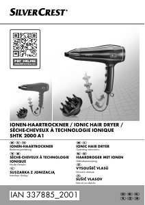 Manual SilverCrest IAN 337885 Hair Dryer