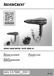 Használati útmutató SilverCrest IAN 337885 Hajszárító