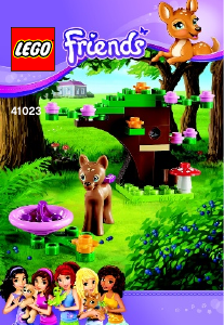 Manuale Lego set 41023 Friends La foresta del cerbiatto