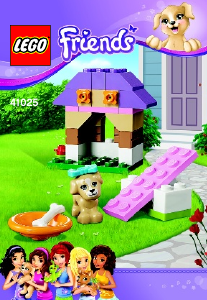 Manual de uso Lego set 41025 Friends La casa de juegos del cachorro