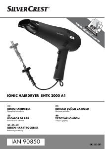 Manual SilverCrest IAN 90850 Uscător de păr