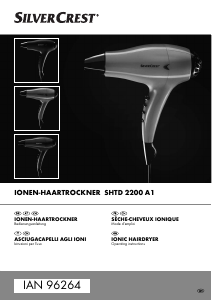 Mode d’emploi SilverCrest IAN 96264 Sèche-cheveux
