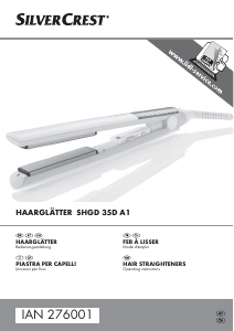 Manuale SilverCrest IAN 276001 Piastra per capelli