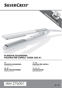 Manual de uso SilverCrest IAN 276001 Plancha de pelo