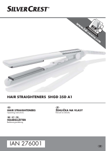Návod SilverCrest IAN 276001 Žehlička na vlasy