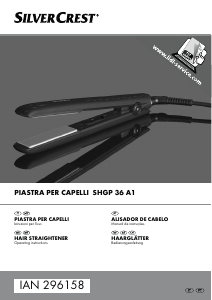 Manuale SilverCrest IAN 296158 Piastra per capelli