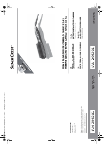 Manuale SilverCrest IAN 296201 Piastra per capelli