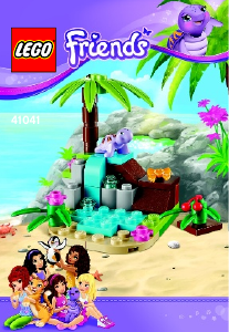 Manual Lego set 41041 Friends Turtles little paradise