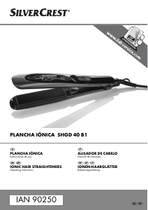 Manual de uso SilverCrest IAN 90250 Plancha de pelo