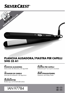 Manual de uso SilverCrest IAN 97784 Plancha de pelo